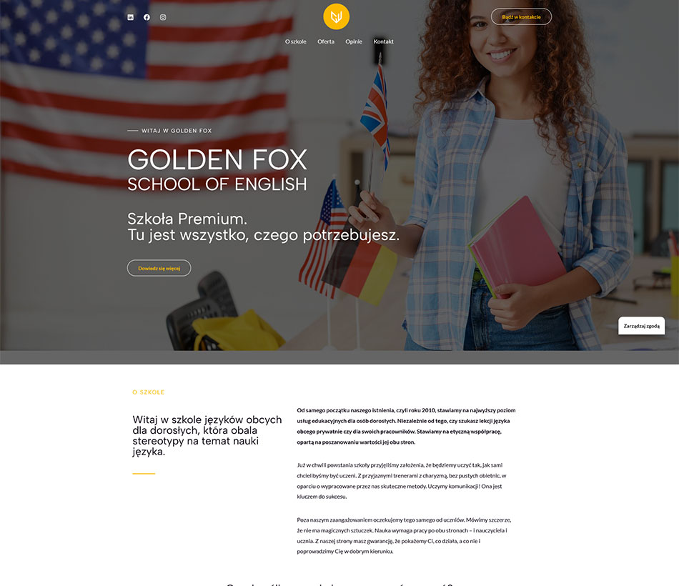 goldenfox, strony internetowe, tania strona internetowa